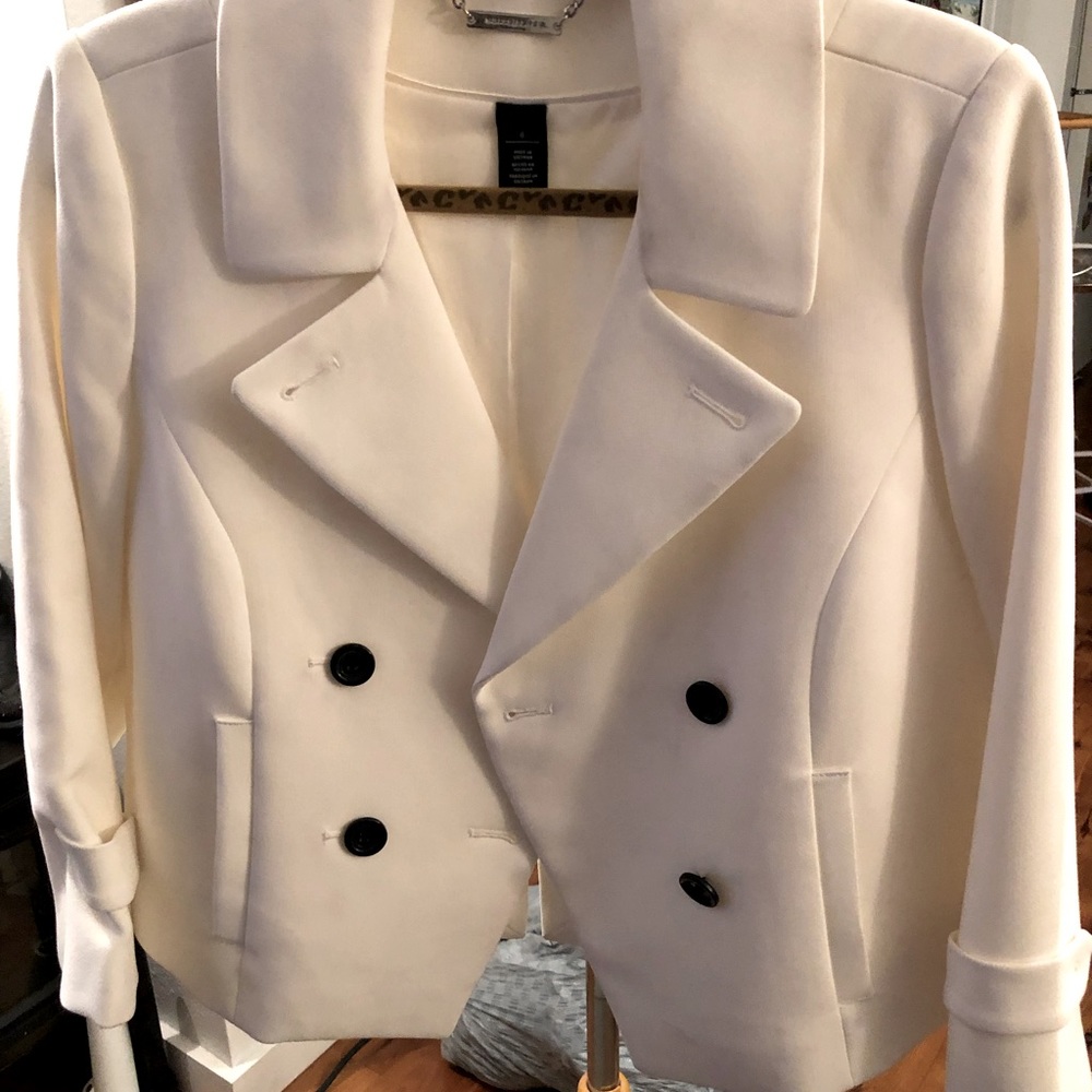 White House Black Market Cropped Blazer